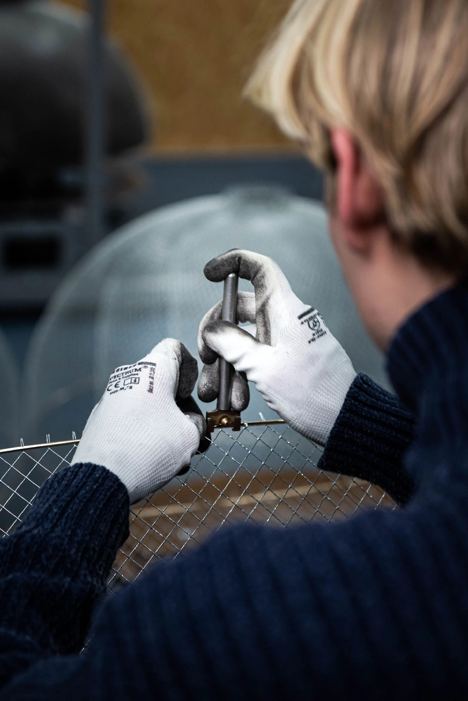 over shouder handwerk